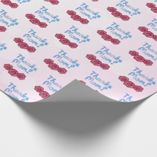 Presente Dia da Mãe - Obrigados Papel de Moldagem da Mãe