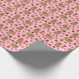 Presente dia de os namorados de papel para embalagem da Pom