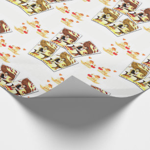 Presente Dias de os namorados de papel