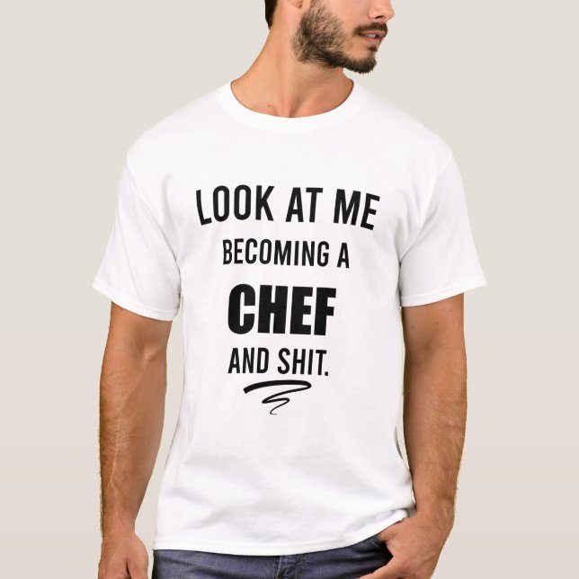 Presente Divertido de Culinária para Chef Camisa D (Frente)