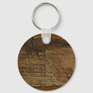 "Presente do chaveiro da escrita Cuneiform
