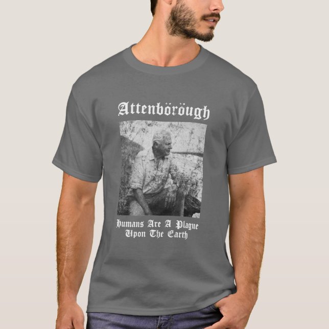 Presente Do Dia David Attenborough Suéter Gráfico  (Frente)