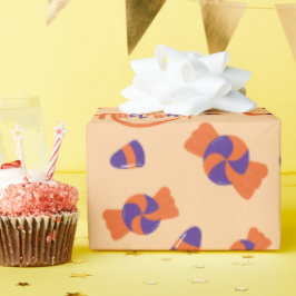 Presente Doces de Halloween sem costura e papel de moldagem