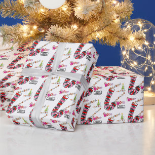 Presente Doces de papel para moldagem de natal