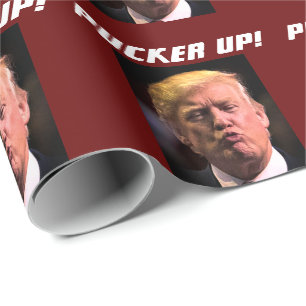 PRESENTE DONALD TRUMP BEIJA TODO O PAPEL DE EMBALAGEM OCASI
