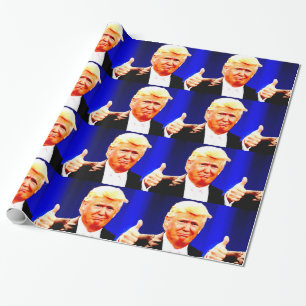 Presente DONALD TRUMP MBS PARA CIMA O Papel de enrolamento 