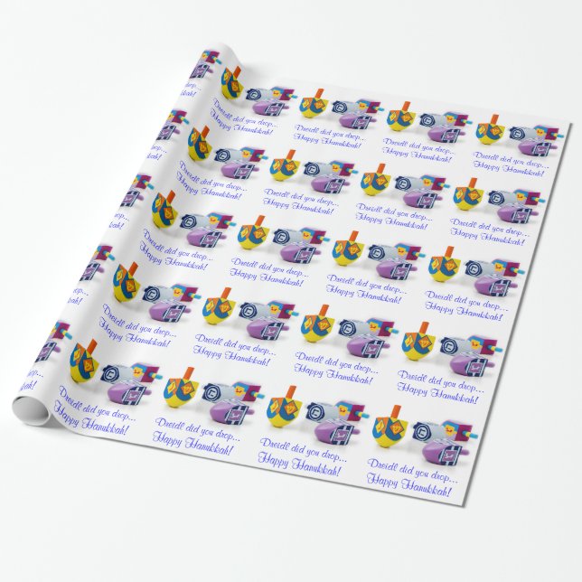 Presente Dreidel 'Até você deixar o papel de enrolação para (Desenrolado)