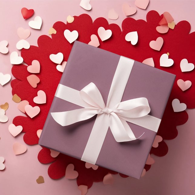 Presente Dusty Mauve - Papel de Enrolamento Rosa (Criador carregado)