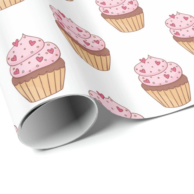 Presente Embrulhamento de Cupcake de papel (Ponta do rolo)