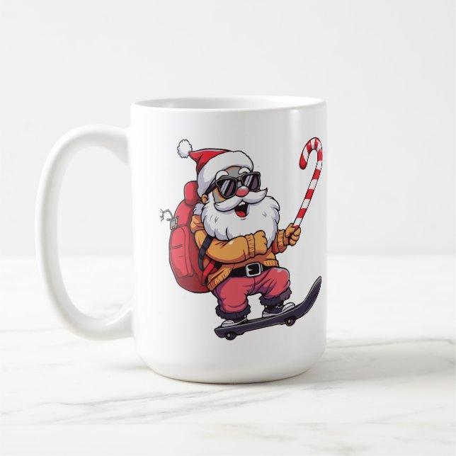 Presente engraçado de xícara de café de Natal (Esquerda)