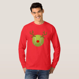 presente engraçado do Natal do t-shirt do tênis