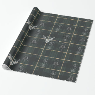 Presente Escocês Coleção 4 Papel de enrolamento