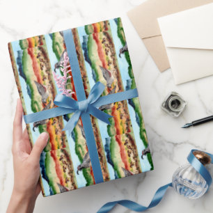 Presente Espreitadelas do sudoeste do papel de envolvimento