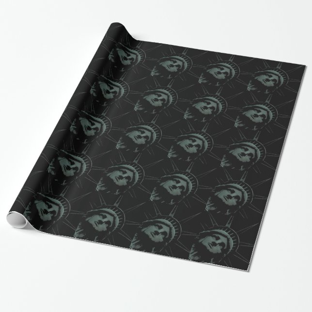 Presente Estátua de Papel de Moldagem de Nova Iorque (Desenrolado)
