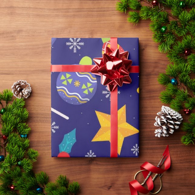 Presente Este é o papel de enrolamento 30"x30" (Presente de Natal)