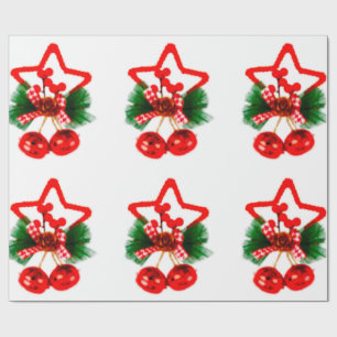 Presente Estrela com papel de moldagem Holly