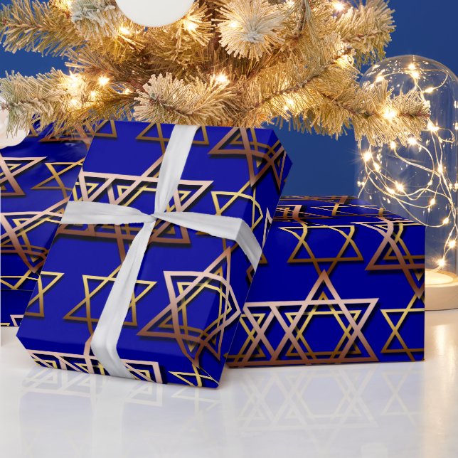 Presente Estrela do papel de moldagem de David Hanukkah (Feriados)