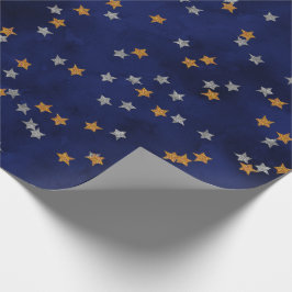 Presente Estrelas brilhantes em papel de moagem