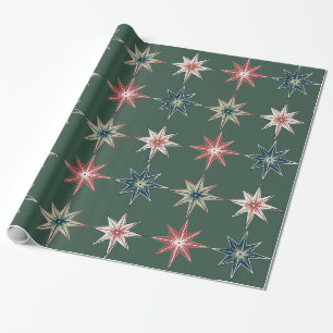 Presente Estrelas Cintilantes Desenhadas à Mão - Papel de E