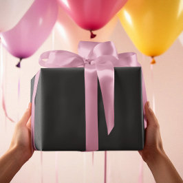 Presente Eterno - Papel de enrolamento preto acinzentado