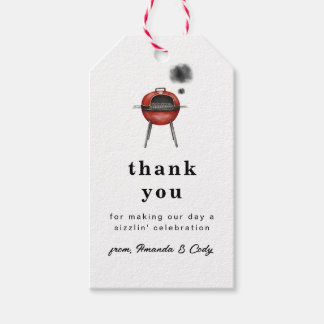 Presente Etiqueta de Agradecimento para Chá de Bebê Baby-Q 
