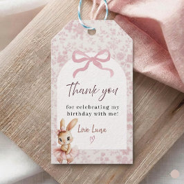 Presente Etiqueta de Agradecimento para Favors de Aniversár