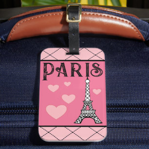Presente Etiqueta de Bagagem Torre Eiffel Paris