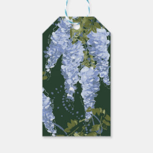 Presente Etiqueta de Cartão Floral Floral para Inglês Vinta