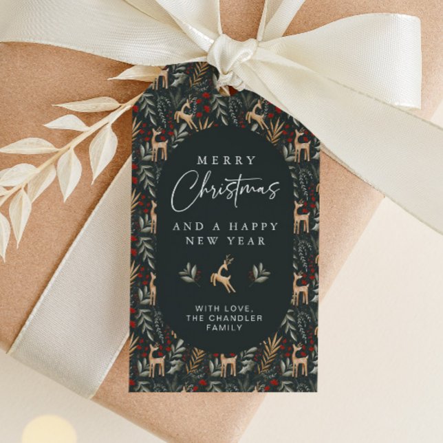 Presente Etiqueta de Natal Nórdica para Presentes Scandi (Criador carregado)