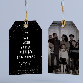 Presente Etiqueta de presentes de Natal para a Família Mode