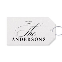 Etiqueta de presentes de Natal para nome simples d