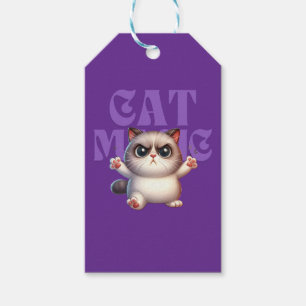 Presente Etiqueta de presentes mágicos para gatos