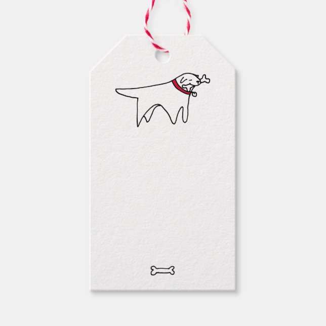 Presente Etiqueta de presentes para cães (Frente)