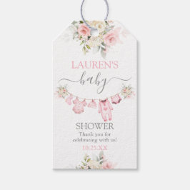 Presente Etiqueta de presentes para Chá de fraldas de roupa