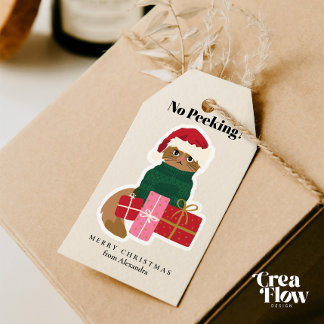 Presente Etiqueta de presentes personalizada para gatos de 