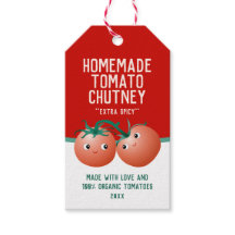 Etiqueta editável personalizada para Tomato Chutne