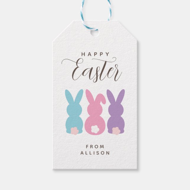Presente Etiqueta Personalizada Simples de Oferta para Coel (Frente)