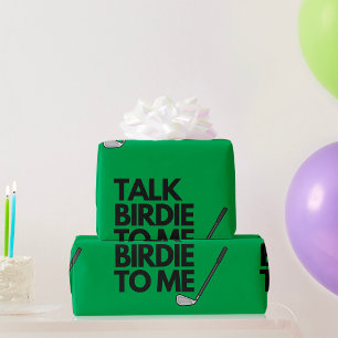 Presente Fale Com O Birdie Para Mim Golf Dizendo Papel De M