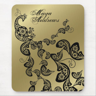 Presente feito sob encomenda Dourado Mousepad do