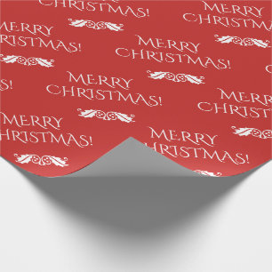 Presente "FELIZ NATAL elegante!" Papel de envolvimento