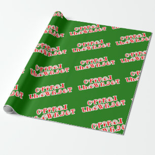 Presente Feliz Natal no papel de envolvimento Cherokee