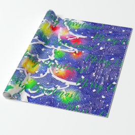 Presente Feliz Natal! Papel de empacotamento