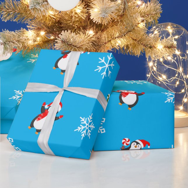 Presente Feliz papel de moldagem de férias de inverno (Feriados)