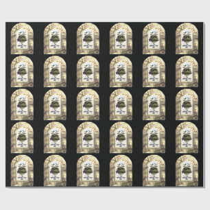 Presente Feliz papel de moldagem de Halloween
