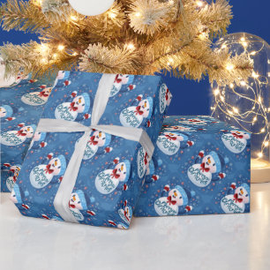 Presente Feliz papel de moldagem de Natal