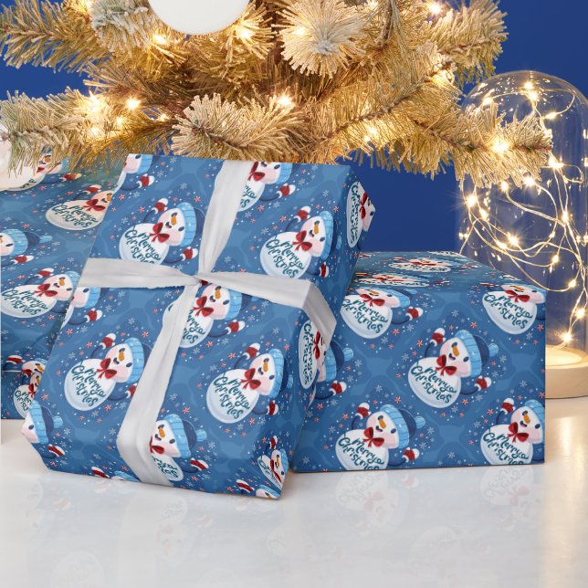 Presente Feliz papel de moldagem de Natal (Feriados)