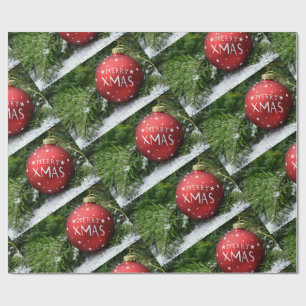 Presente Feliz papel de moldagem de Natal