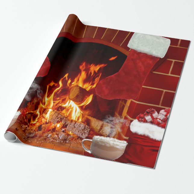 Presente Feliz papel de moldagem de Natal (Desenrolado)