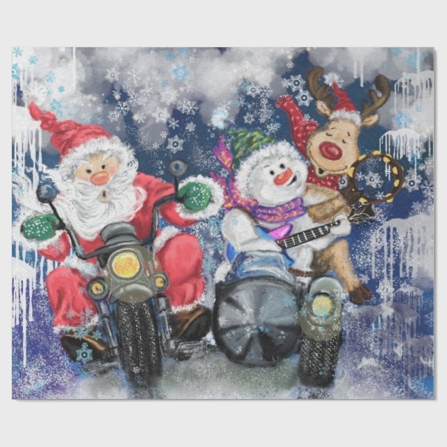 Presente Feliz papel de moldagem de Natal Feliz Amigos (Aberto)