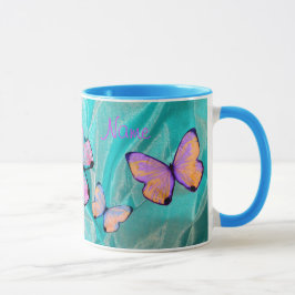 Presente feminino! A caneca da borboleta, adiciona
